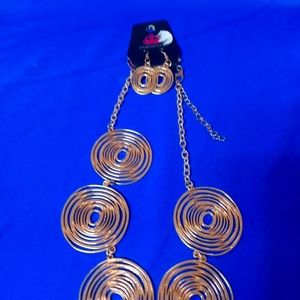 Necklace and earrings